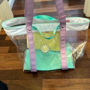 Stoney Clover Bag with flower